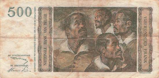 500 Franc 1952 p.130a-1